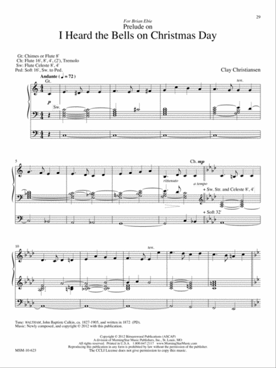 Now Let Us Rejoice: Ten Hymn Settings for Organ Organ Solo scores gallery preview page 10