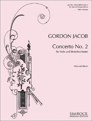 Book cover for Viola Concerto No.2 in G