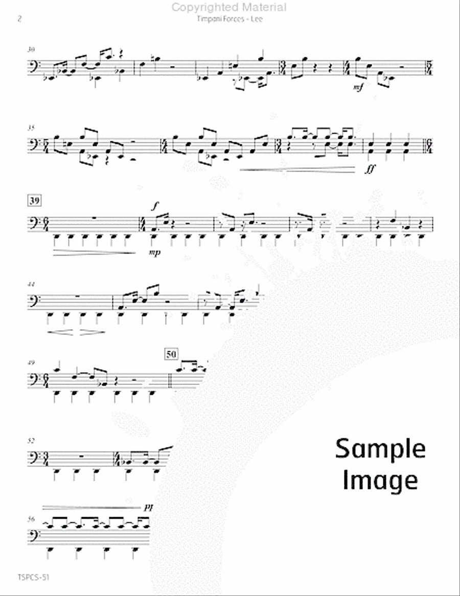 Timpani Forces Timpani Forces Percussion scores gallery preview page 5