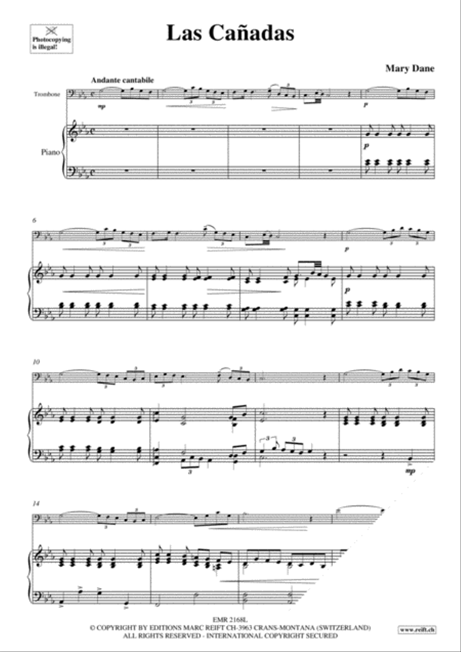 Las Canadas Piano Accompaniment scores gallery preview page 3