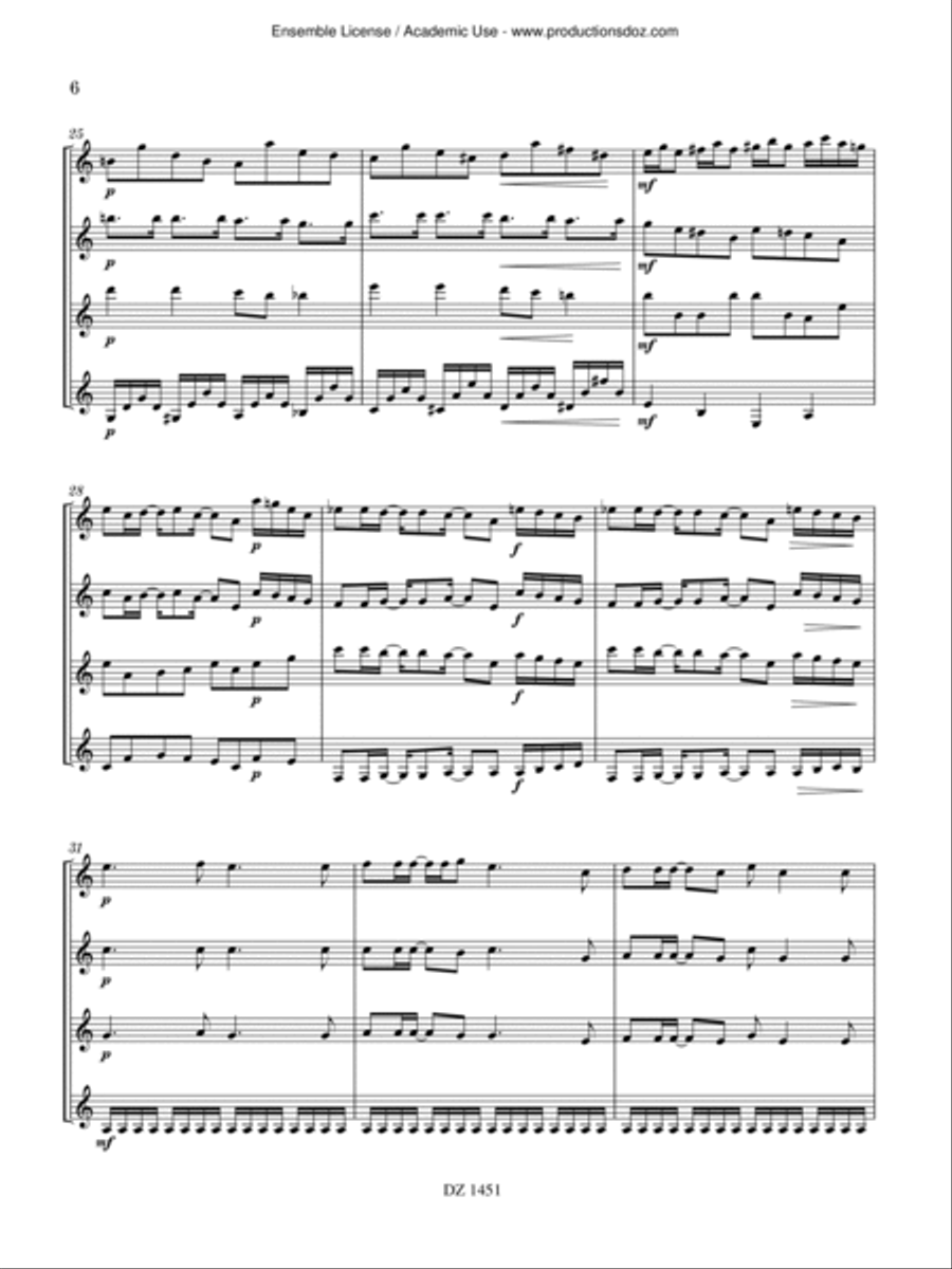 Gospel Gospel Guitar Ensemble scores gallery preview page 6