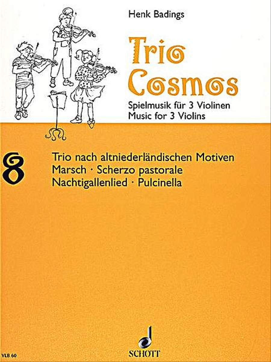 Trio-Cosmos No. 8 Trio-Cosmos No. 8 String Trio scores gallery preview page 1