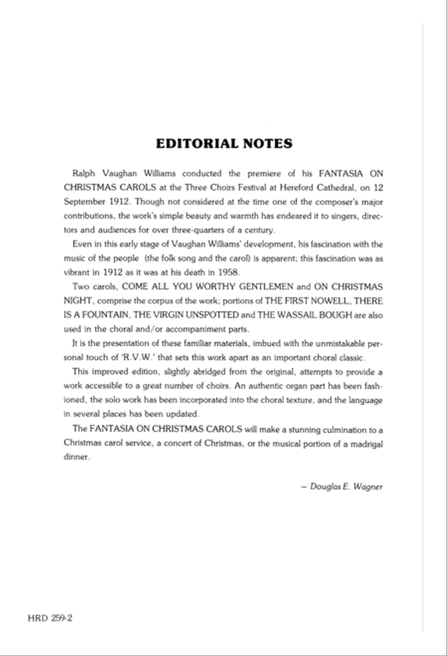 Fantasia on Christmas Carols 4-Part scores gallery preview page 3