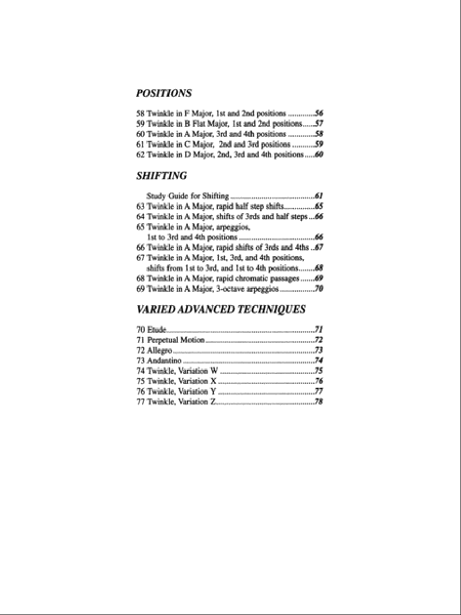 77 Variations on Suzuki Melodies