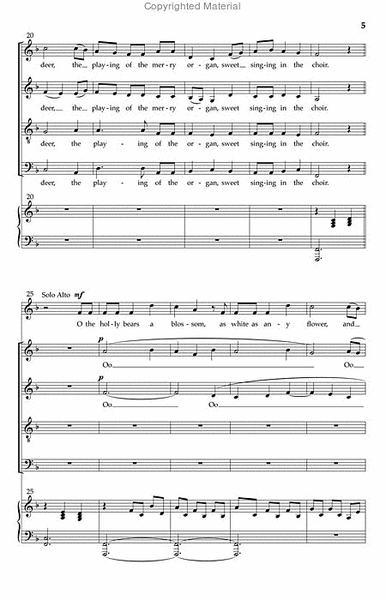 The Holly and the Ivy (SATB divisi) image number null