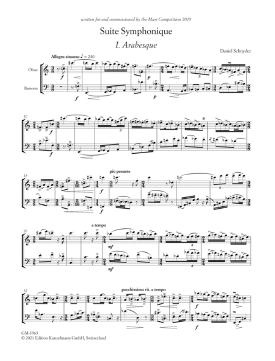 Suite symphonique Suite symphonique Bassoon scores gallery preview page 2