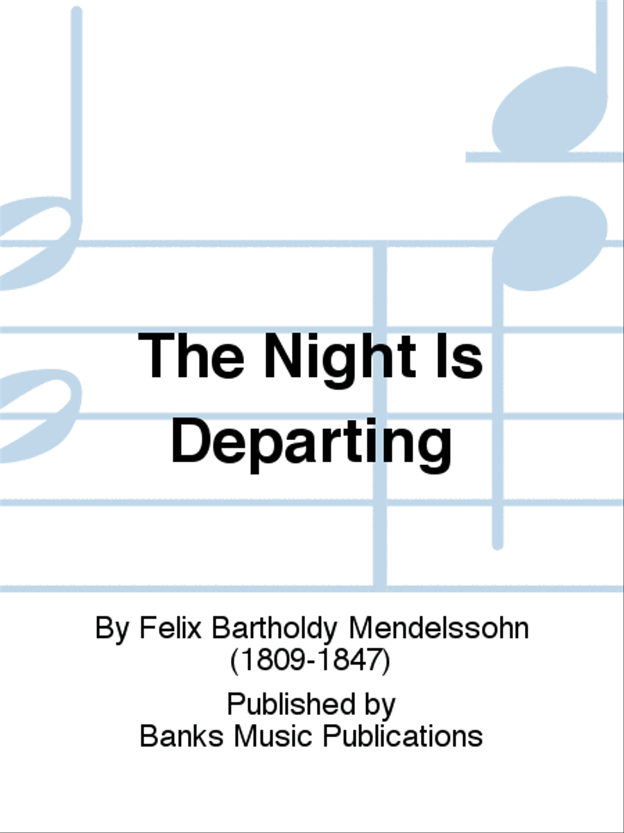 The Night Is Departing 4-Part scores gallery preview page 1