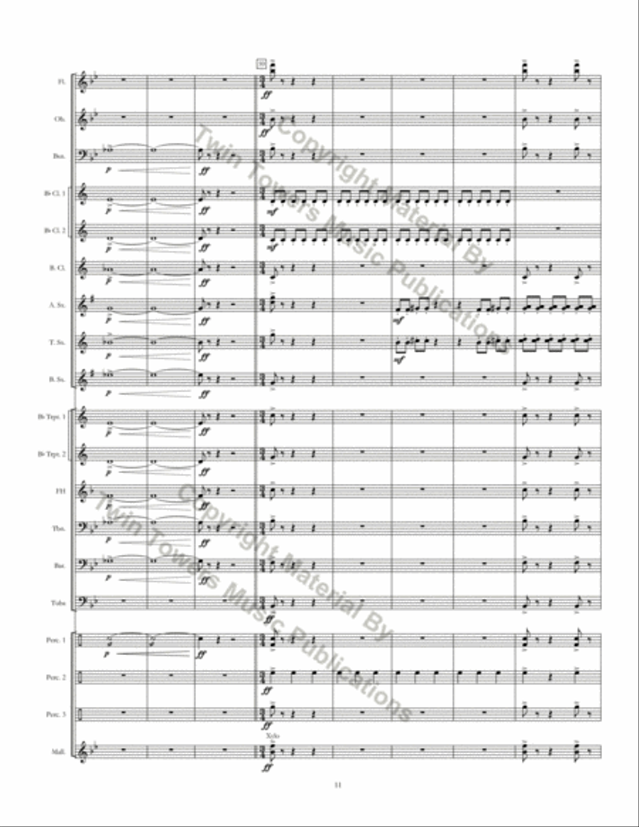 Running With Scissors Concert Band scores gallery preview page 12