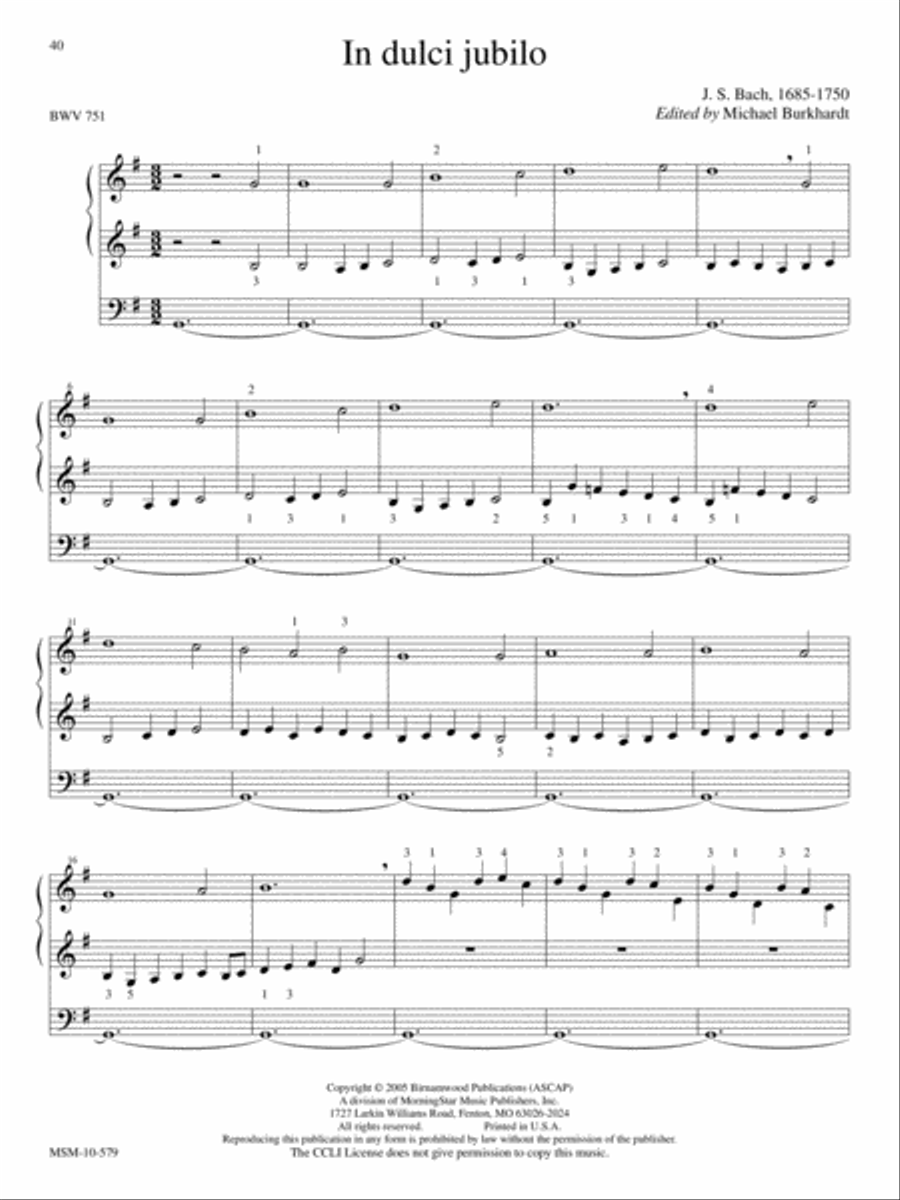 Music for a Celebration, Set 4 Organ scores gallery preview page 10