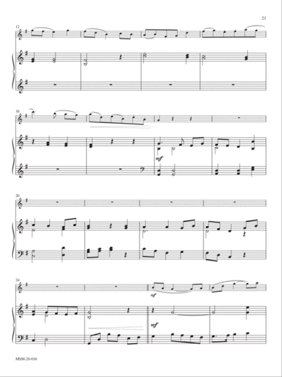 The Cherry Tree Carol Flute scores gallery preview page 2