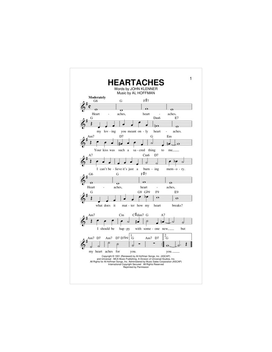 Heartaches