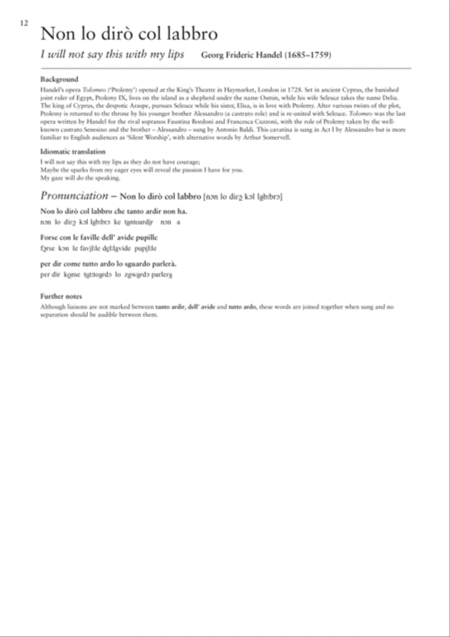 The Language of Song - Elementary (Low Voice) Low Voice scores gallery preview page 4