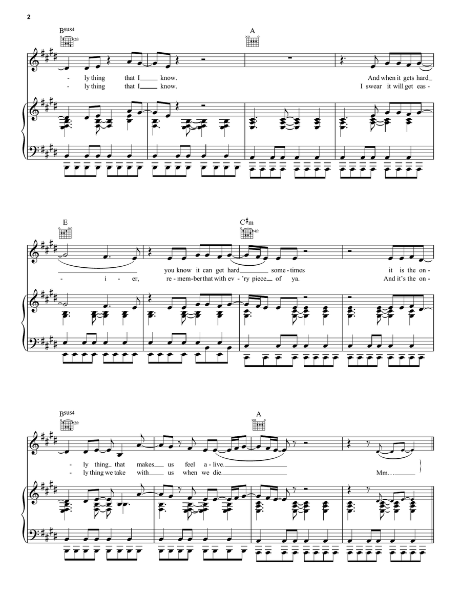 Photograph Acoustic Guitar scores gallery preview page 2