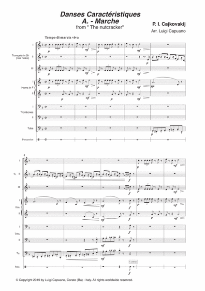 Cajkovskij, Danses caractéristiques - Marche (Brass choir) image number null