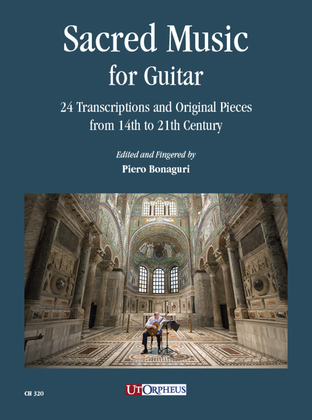 Book cover for Sacred Music for Guitar. 24 Transcriptions and Original Pieces from 14th to 21th Century