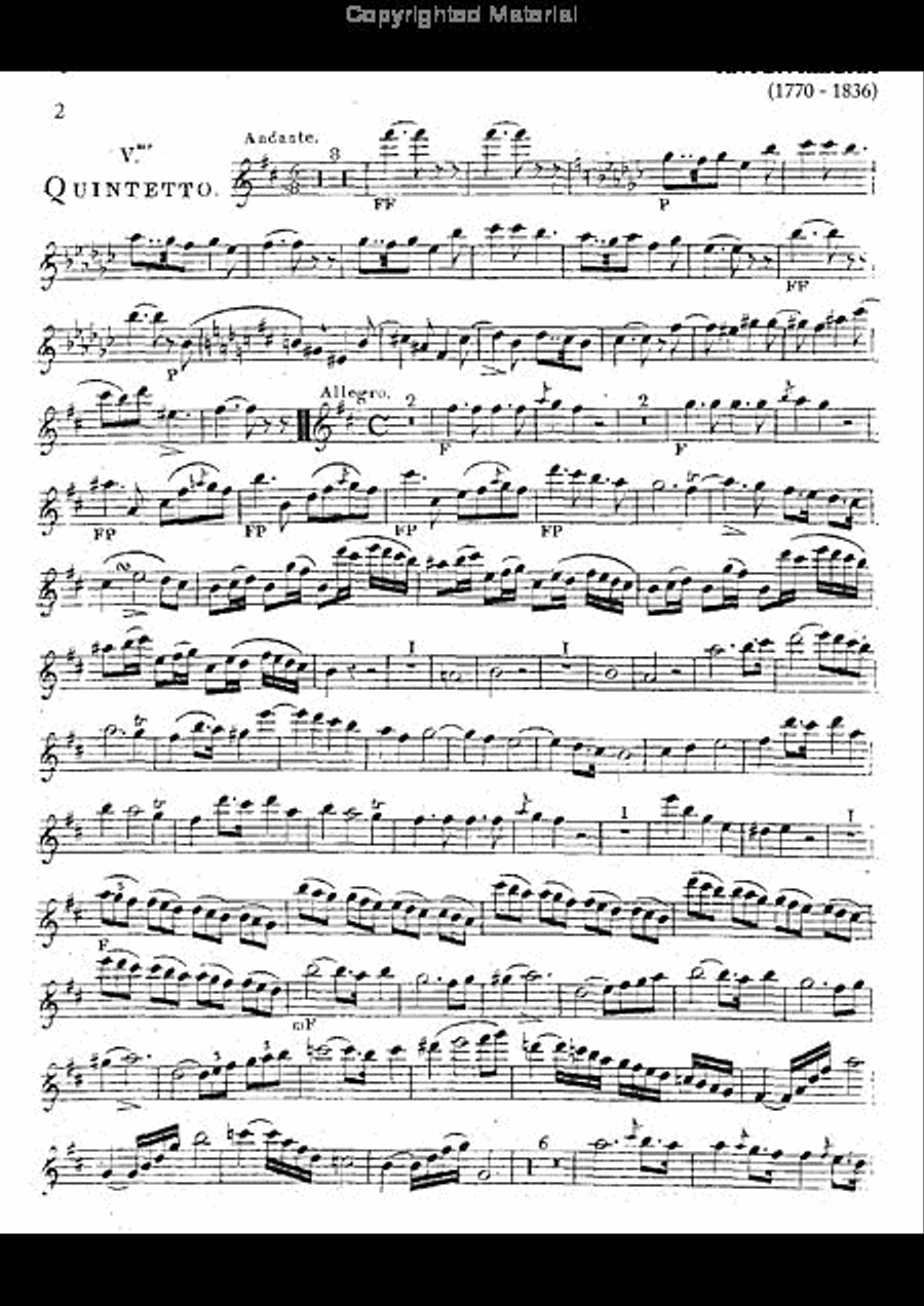 Wind Quintet, Op. 99, No. 5 Woodwind Quintet scores gallery preview page 4