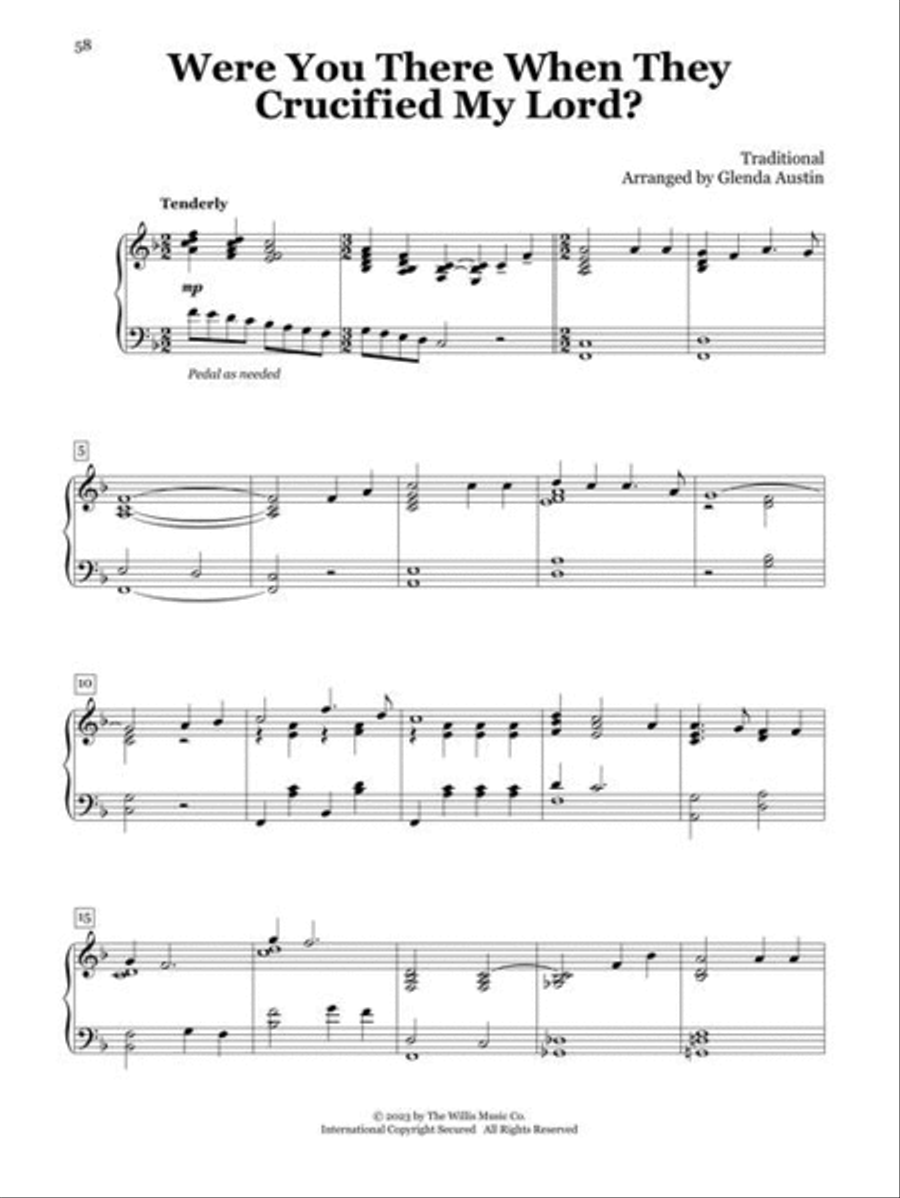 Solos for the Sanctuary - Seasons Piano Solo scores gallery preview page 8