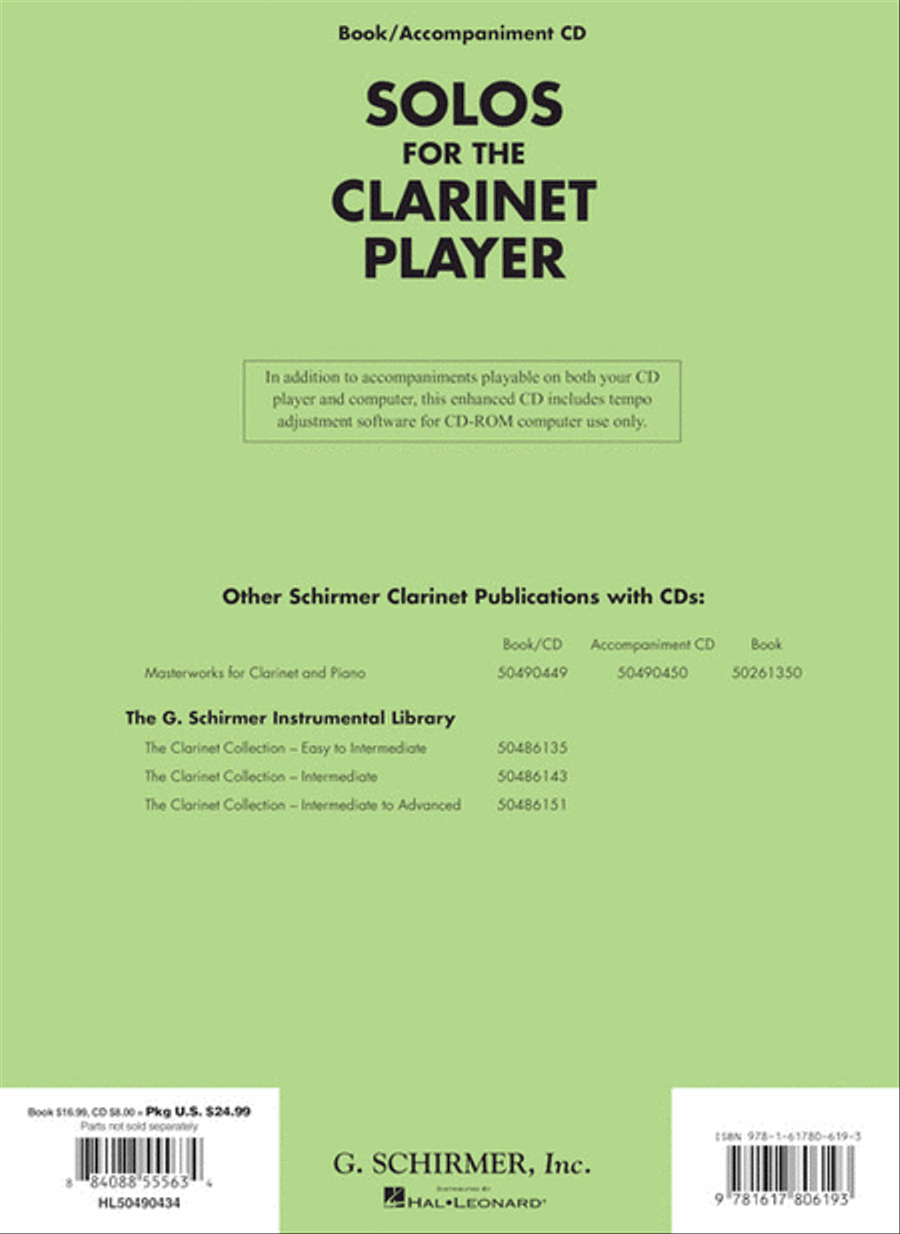 Solos for the Clarinet Player Clarinet Solo scores gallery preview page 6