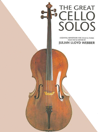Book cover for The Great Cello Solos