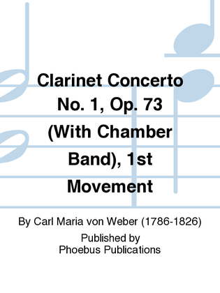 Book cover for Clarinet Concerto No. 1, Op. 73 (With Chamber Band), 1st Movement