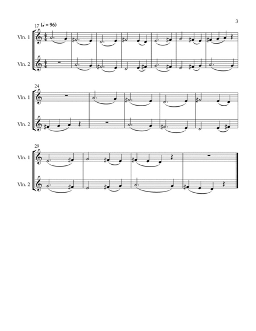 3 Conversations String Duet scores gallery preview page 3