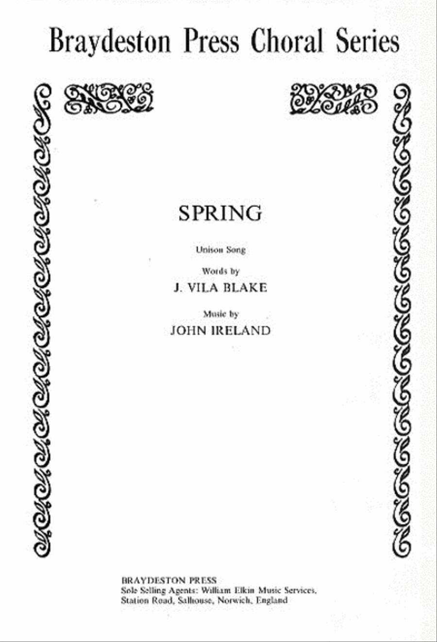 Spring Unison Choir scores gallery preview page 1