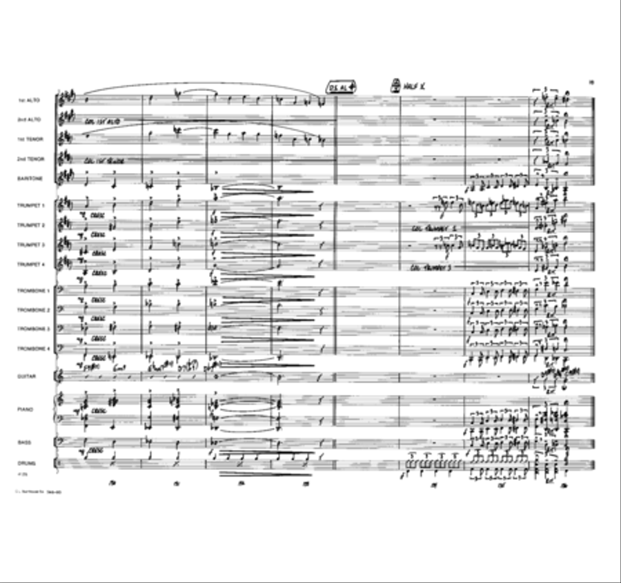 One For Woody Jazz Ensemble scores gallery preview page 18