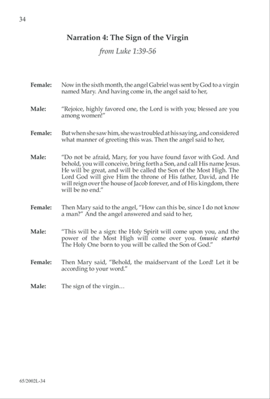 And This Shall Be a Sign And This Shall Be a Sign 4-Part scores gallery preview page 35