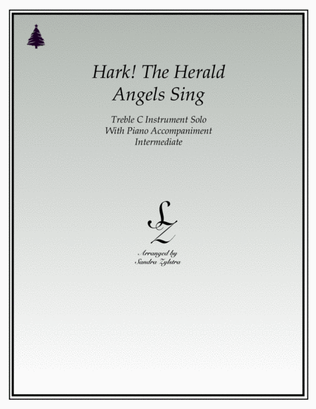 Hark! The Herald Angels Sing (treble C instrument solo)