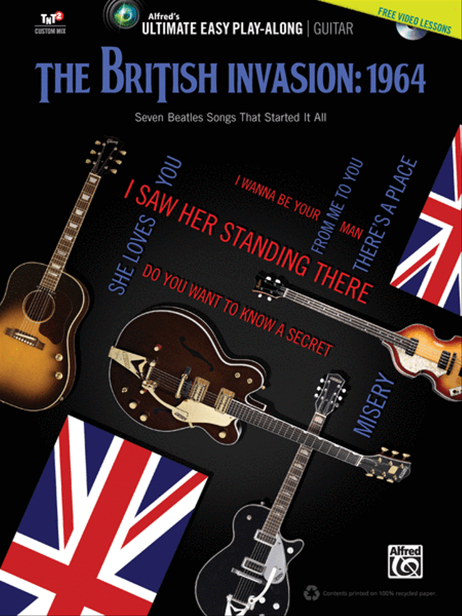 Ultimate Easy Guitar Play-Along -- The British Invasion 1964 Guitar Tablature scores gallery preview page 1