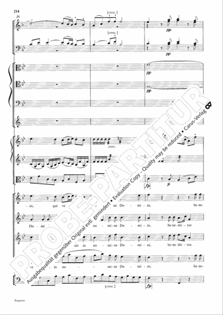 Requiem Requiem 4-Part scores gallery preview page 221