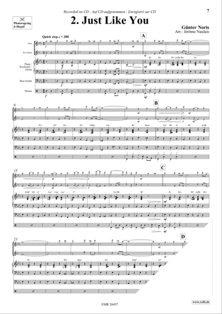 Let's Dance Volume 3 Let's Dance Volume 3 Woodwind Ensemble scores gallery preview page 4