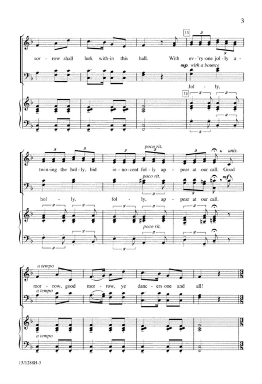 Winter Carnival 4-Part scores gallery preview page 4
