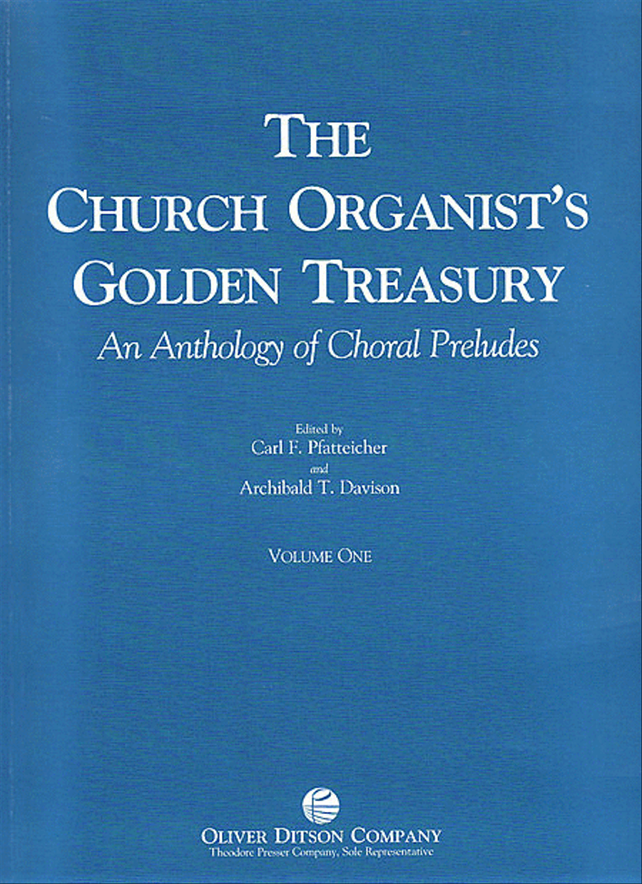 Book cover for The Church Organist's Golden Treasury