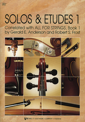 Book cover for Solos And Etudes, Book1 - Viola