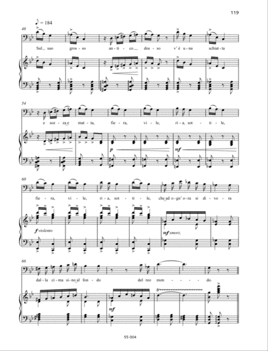 Ecco il mondo Bass Voice scores gallery preview page 3