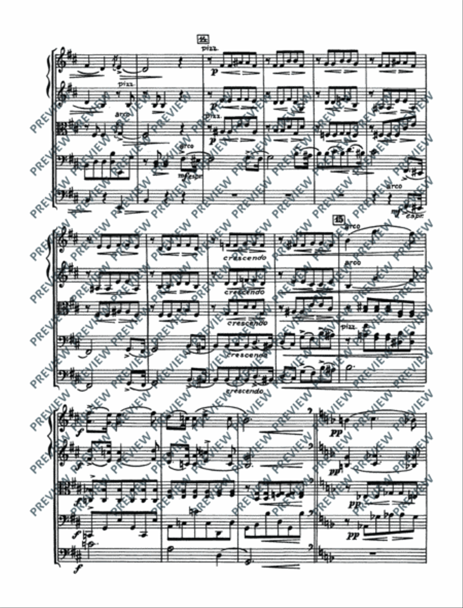 Quartet in D Quartet in D String Quartet scores gallery preview page 19