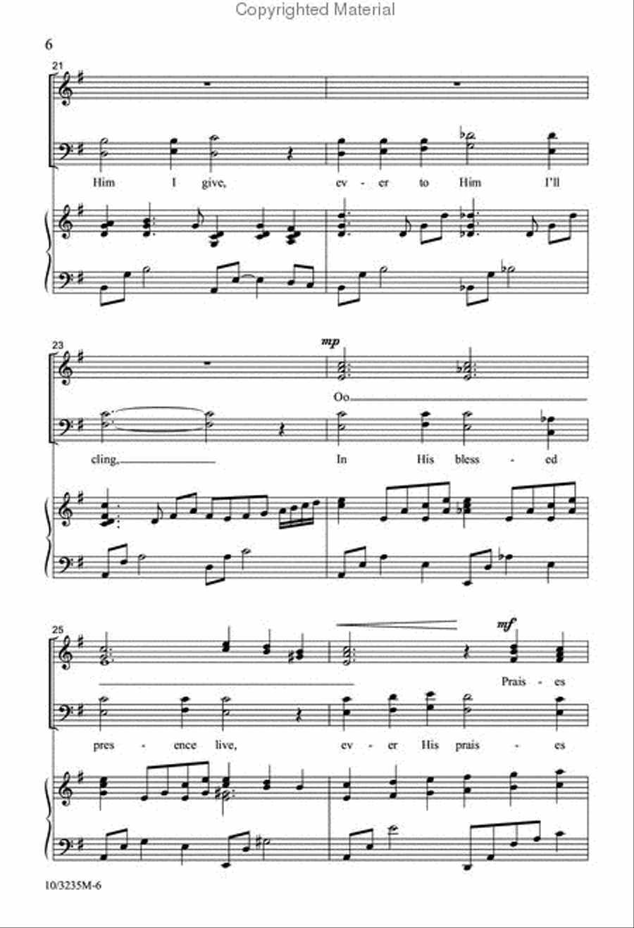 Love Lifted Me Love Lifted Me Divisi scores gallery preview page 5