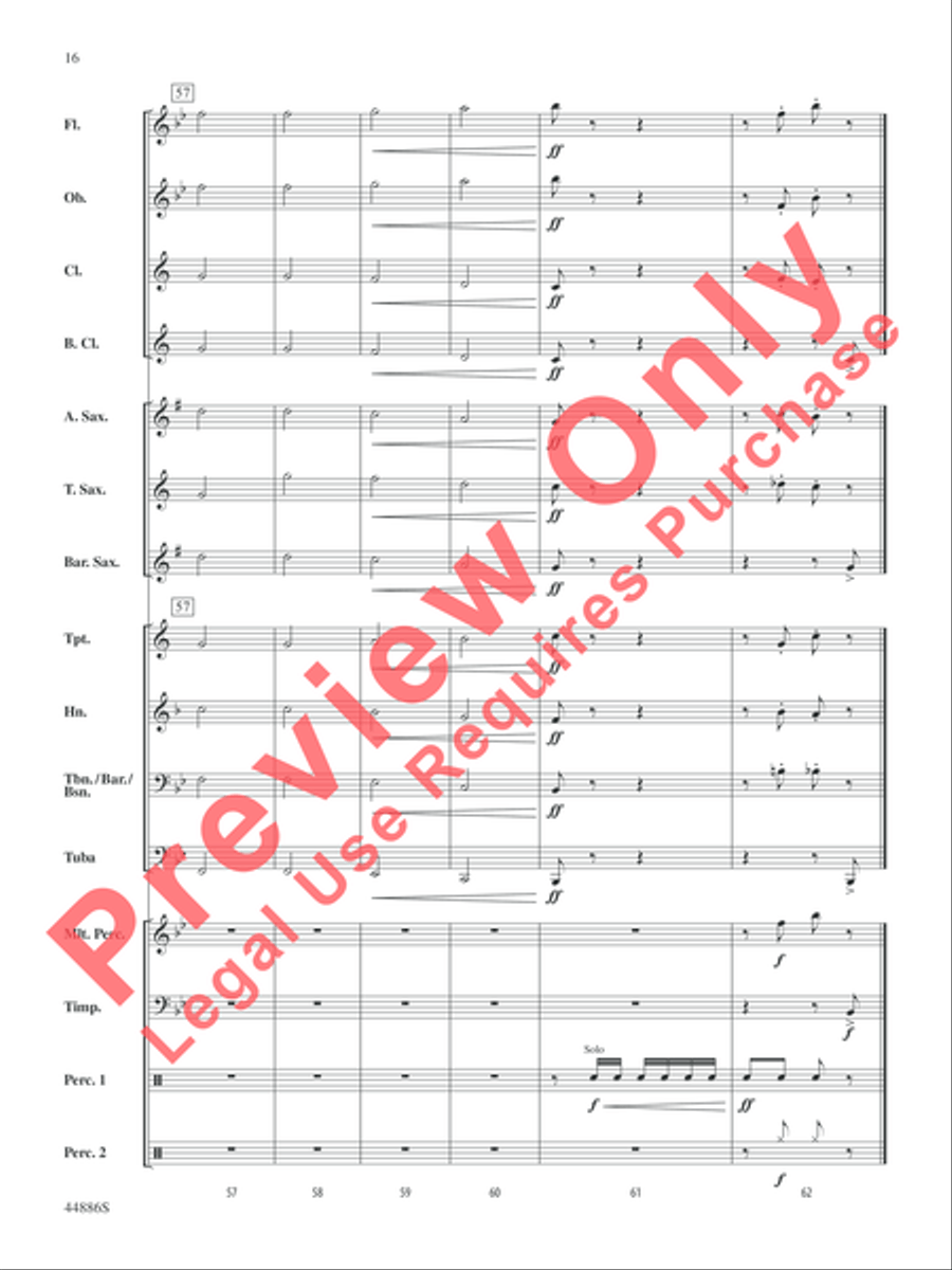 A Whole Lot of Christmas Concert Band scores gallery preview page 33