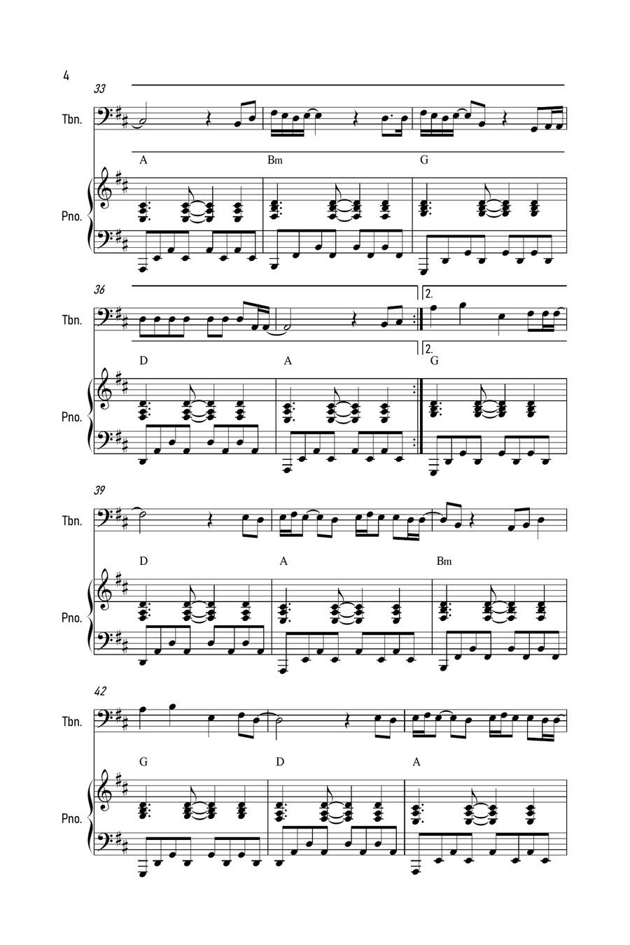 Purple Disco Machine Piano scores gallery preview page 4