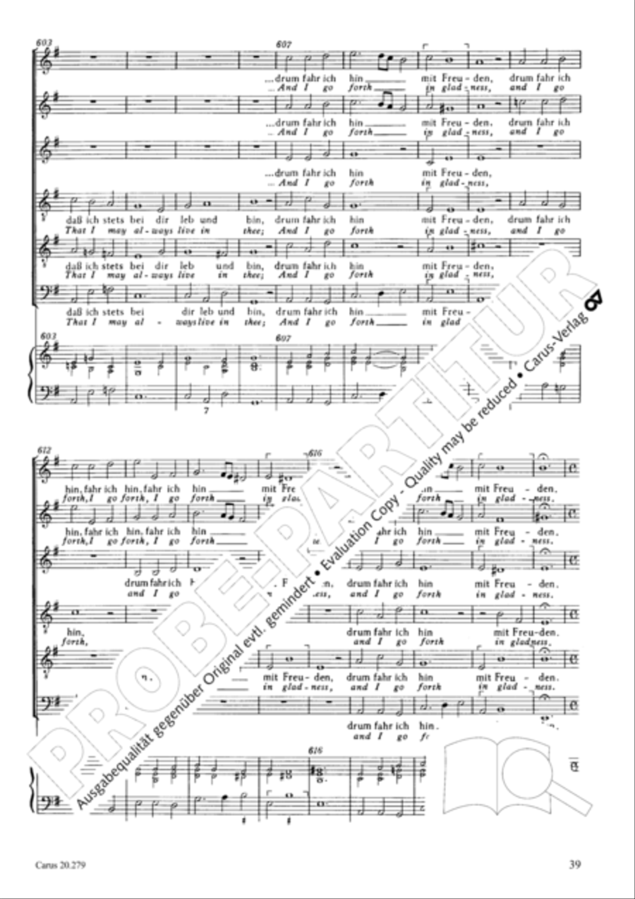 Musikalische Exequien I-III Score scores gallery preview page 42
