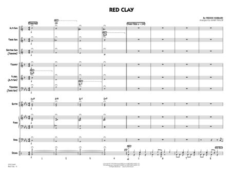 Red Clay - Conductor Score (Full Score)