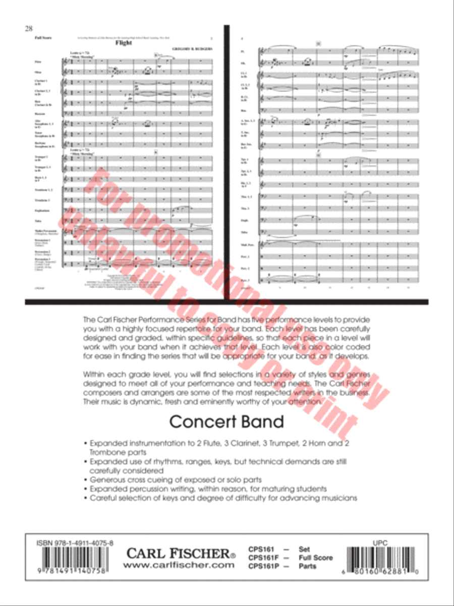 Thrive Concert Band scores gallery preview page 29