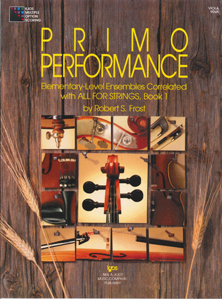 Book cover for Primo Performance - Viola