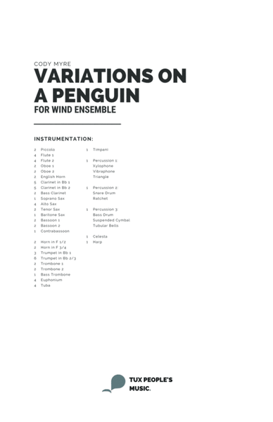 Variations on a Penguin
