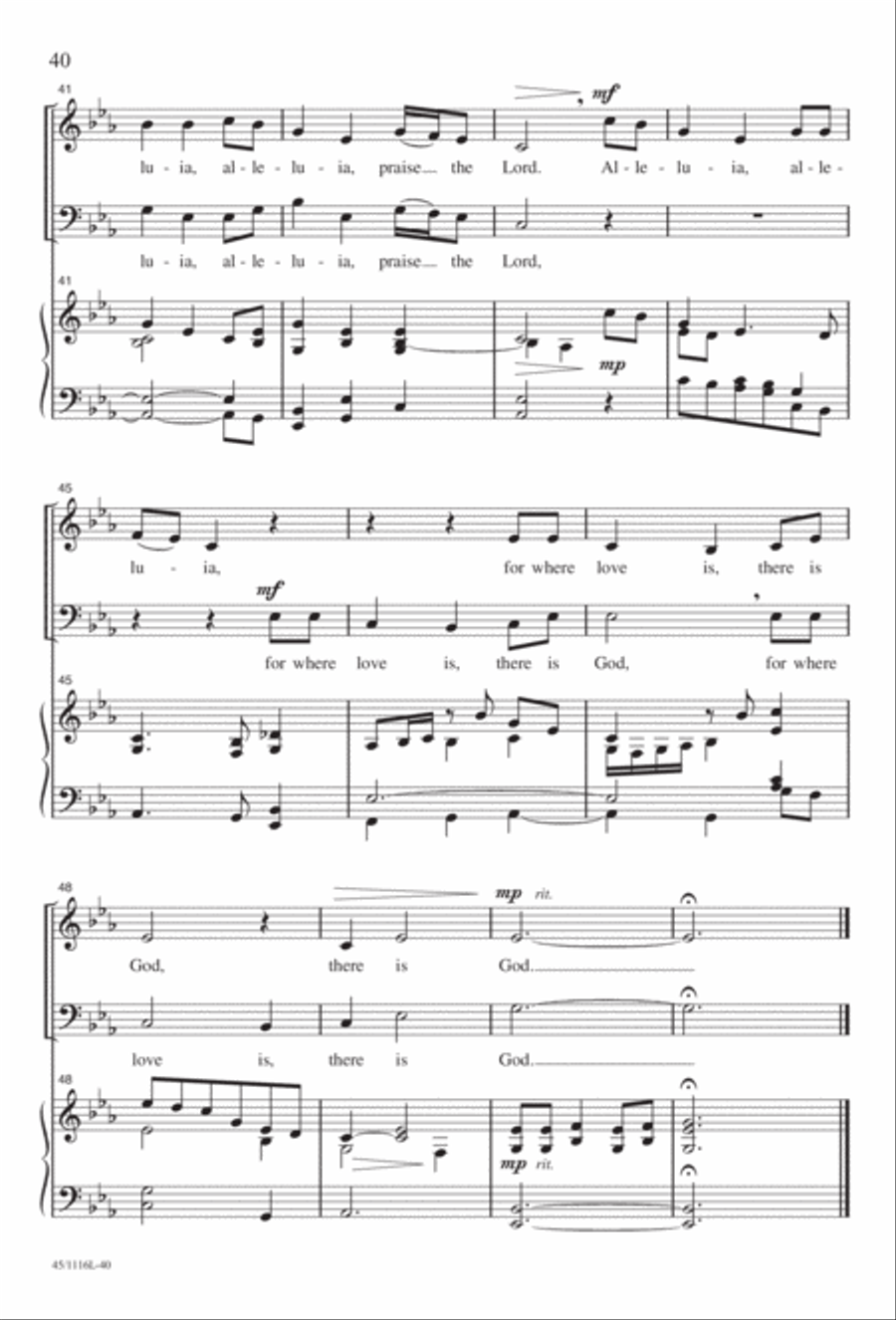 12 Anthems for about 12 Singers 3-Part scores gallery preview page 40
