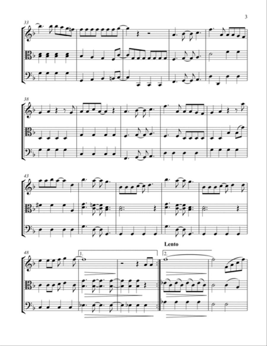 Don't Stop Me Now String Trio scores gallery preview page 6