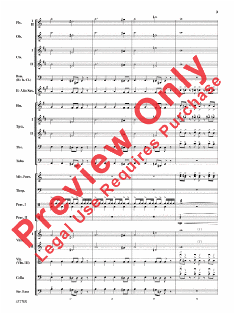 Godzilla Full Orchestra scores gallery preview page 29