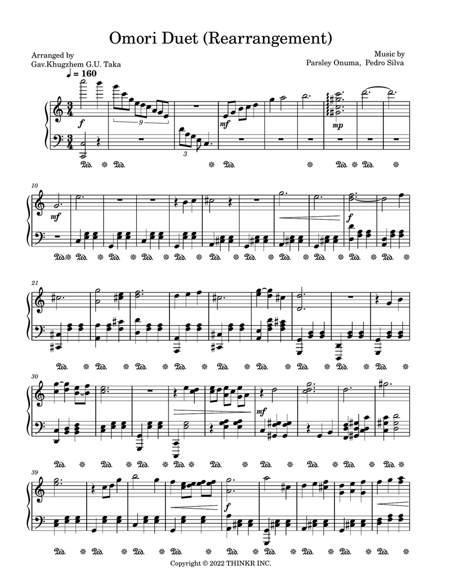 Omori Omori Chamber Music scores gallery preview page 1