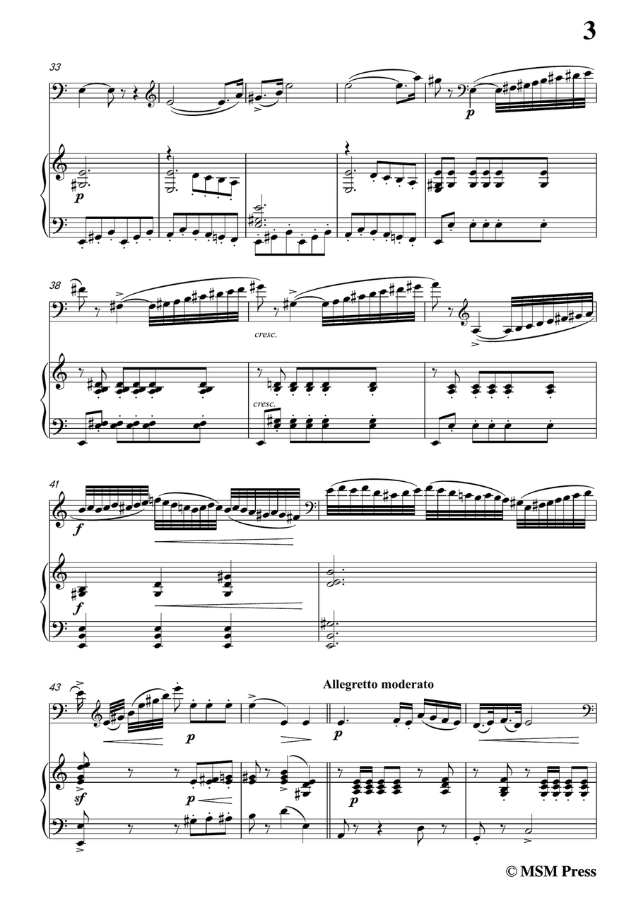 Bottesini-I bolero, for Doublebass and Piano in C Major Double Bass scores gallery preview page 5